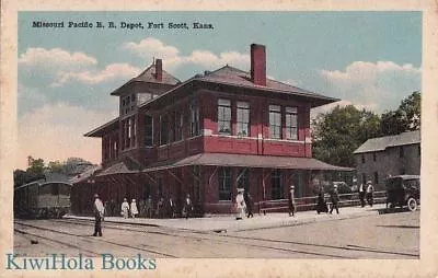  Postcard Missouri Pacific Railroad Depot Fort Scott Kansas KS  • $20.06