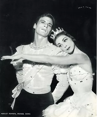 1951 Vintage Dance Print Photo MARGOT FONTEYN Prima Ballerina And Partner 012023 • $8.36