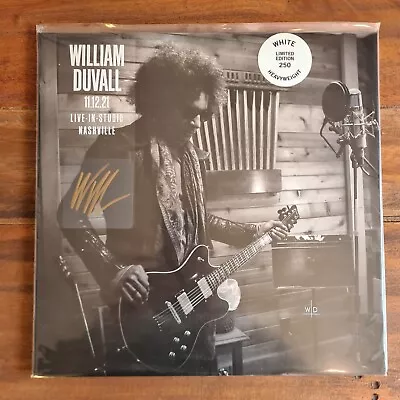 William Duvall - ALICE IN CHAINS - Live In Studio. Signed - White Vinyl  • $75