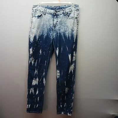 VIP Jeans Womens  Size 13/14 Blue Denim Skinny Mid Rise Stretch • $17.58