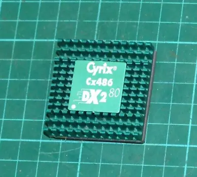 Cyrix CX486 DX2 80 CPU (Cyrix Version Of A 486DX2-80MHz CPU) • $80