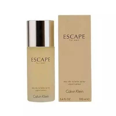 Escape By Calvin Klein 3.4 Oz EDT Cologne For Men New In Box • $26.26