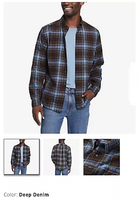 Eddie Bauer Eddie's Favorite Flannel Relaxed Fit Shirt - 8 Styles To Choose From • $49.99