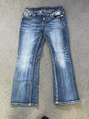 Women's Miss Me Mid Rise 30x30 Bootcut Jeans (Lightly Worn) • $35