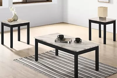 3 Piece Coffee Table Set (faux Marble Set) New!!! • $134.99