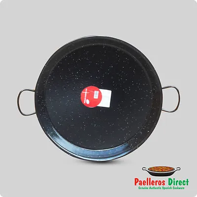 46cm Authentic Spanish Enamelled Steel Paella Pan • £33.99