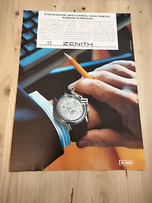 1995 Zenith Chronomaster El Primero Watch Advertising Watch • £4.27