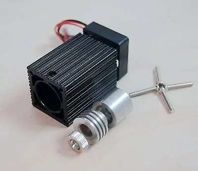 $10 • Buy 3.8mm Focusable Laser Module Host For TO38 Laser Diode With Cooling Fan 