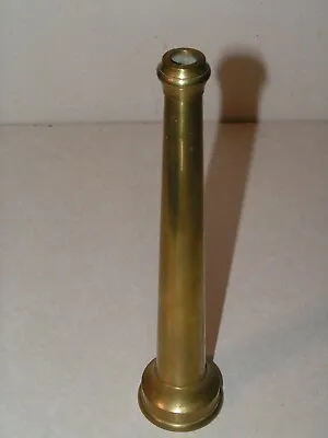 Vintage Antique Brass Fire Hose Nozzle Xb • $29.93