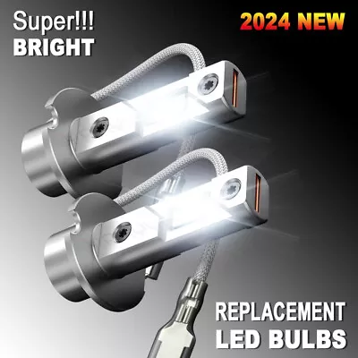 2Pcs H3 LED Fog Light Bulb Parts Accessories For Subaru Impreza 2004-2005 6500K • $19.99