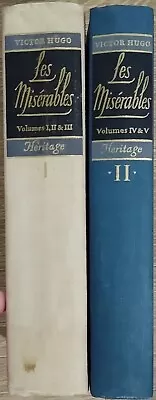 Les Miserables 2 Volume Set By Victor Hugo 1938 Complete • $34.99