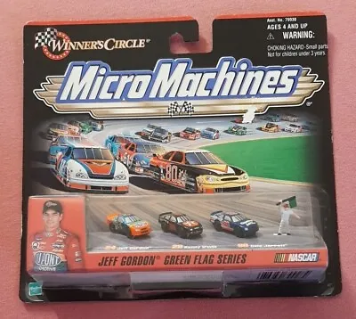 Winner's Circle Micro Machines NASCAR Jeff Gordon Green Flag Series NEW NIB • $9