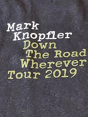 Mark Knopfler 2019 Tour Tee LARGE Dire Straits Music Guitarist Rock And Roll • $22.52