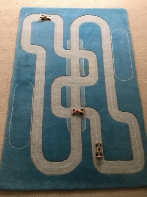 £55 • Buy Habitat Childrens Rug With Accessories Kit Road Racetrack