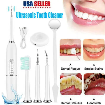 $14.35 • Buy Ultrasonic Dental Scaler Electric Tooth Cleaner Calculus Teeth Remover Whitening
