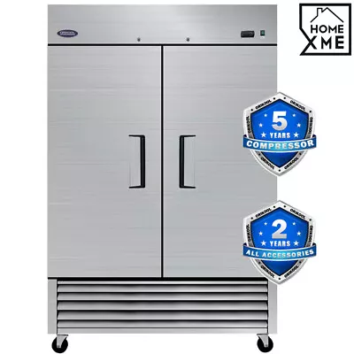 54  49 Cu.ft Commercial Double Doors Stainless Steel Reach-In Commercial Freezer • $2699