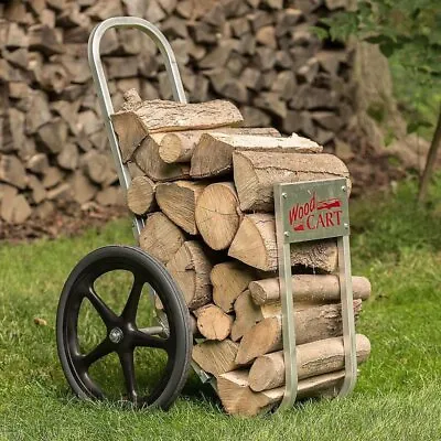 Amish Made Lightweight Firewood Wood Hauling Cart Holds Up To 22  Logs • $310.98