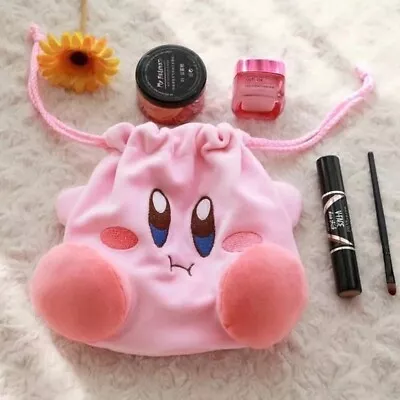 Cosmetic Bag Inspired By Kirby The Video Game Also Store Pins Keychain Coins Etc • $7.99