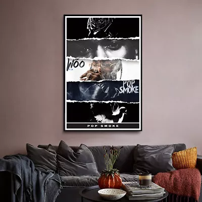 Pop Smoke Album Cover Poster Decor Art HD Print Rap Music Star Poster • $8.24