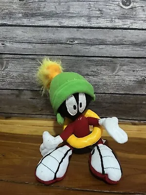 Marvin The Martian Plush 10” Looney Tunes W/ Innertube Float Nanco 2003 • $9.60