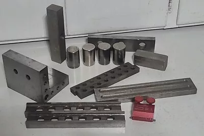 Machinist Lathe Mill Setup Blocks Parallel Blocks-Angle Plate Tool Lot.  • $80