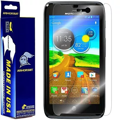 [2-Pack] ArmorSuit MilitaryShield Motorola ATRIX HD Clear Screen Protector • $8.99