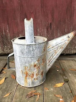 Rustic Galvanized Metal Watering Can For Decor • $16.14