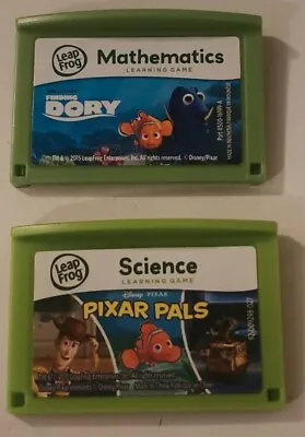 Leap Frog Explorer Games Pixar Pals And Finding Dory Science Mathematics Kids • £14