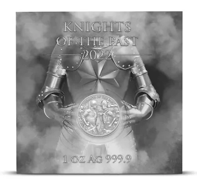 2022 Malta Knights Of The Past 1 Oz .9999 Silver BU Coin In Card - Germania Mint • $69.95