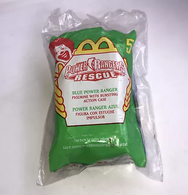 2000 MMPR Power Rangers Rescue McDonald's Happy Meal Toy# 5 Blue Ranger  • $3.87