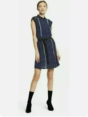 $20 • Buy Jason Wu For Target Blue Polka Dot Collared Dress Womens Size M 20th Anniversary