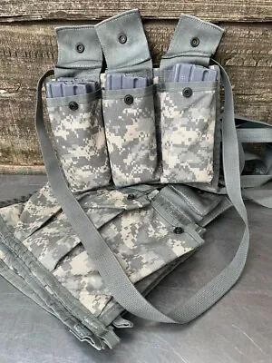 -LOT Of 5- Military 6 Magazine Bandoleer MOLLE II Mag Ammunition Pouch W/ Strap • $22.95