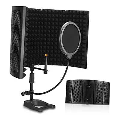 Microphone Isolation Shield  Microphone Isolation Shield With Stand And Pop  • $58.72