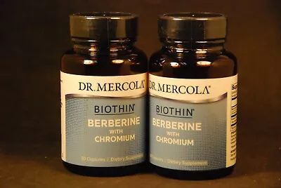 Dr. Mercola Biothin Berberine With Chromium 30x2= 60 Capsules • $29.95