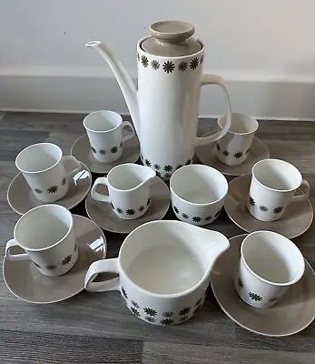 Vintage J&G Meakin Studio Coffee Set Allegro Tea Retro 1960s MCM 17 Piece Set • £25