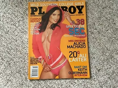 Playboy October 2007 Southern College Girls Miss Universe Alicia Machado • $7