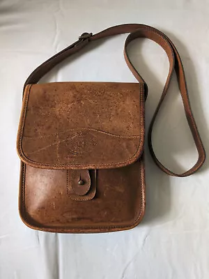 Marley Hodgson Original No 59 Ghurka Bag The Scout Leather Flap Crossbody Tan • $20