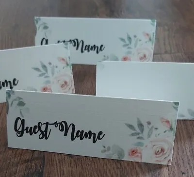 £7 • Buy Wedding Table Place Setting Name Cards Birthday Anniversary Personalised  X 20
