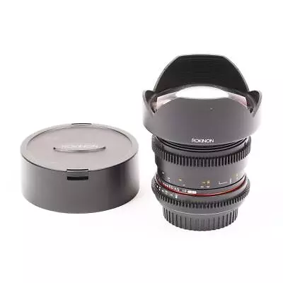 Rokinon 14mm T3.1 Cine Super Wide Angle Lens For Canon EF Mount - SKU#1794021 • $173