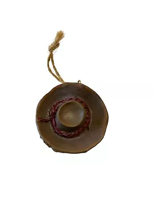 Cowboy Hat Western Rodeo Christmas Ornament Pendant Decoration Old West C3-BG • $9.25