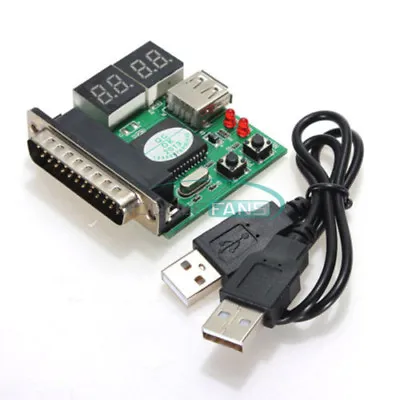 4-Digit Laptop PC Motherboard USB & PCI Analyser Diagnostic Card Tester • $5.71