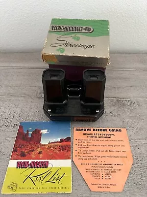 Vintage Sawyer's View-Master W/Box And Paperwork • $11.99