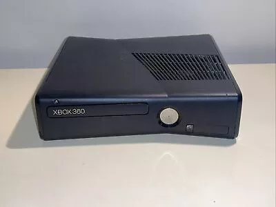 Microsoft Xbox 360 S Slim Black Console ONLY TESTED Works (NO Hard Drive) 1439 • $50