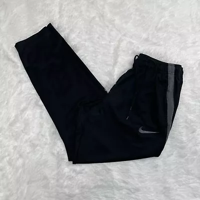 Nike Epic Knit Track Pants Men’s Size L Large Black Gray Basketball Slim Joggers • $22.99