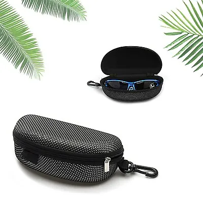 $13.49 • Buy Oakley Black Sunglasses Case W/ Cleaning Cloth Dust Bag Travel Pack Pouch