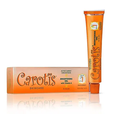 Carotis Brightening GEL Skincare 30g Carrot Concentrate With Vitamin A Oily Skin • $10.81