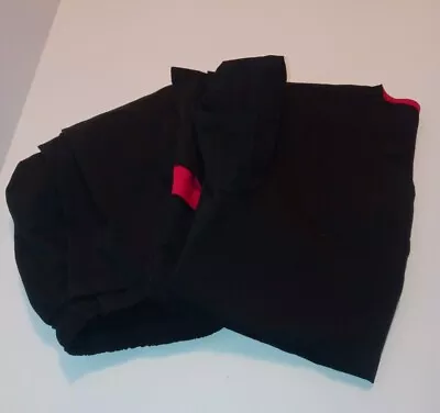 Dagacci Medical Unisex Uniform Set Size Medium Black With Pink  • $12