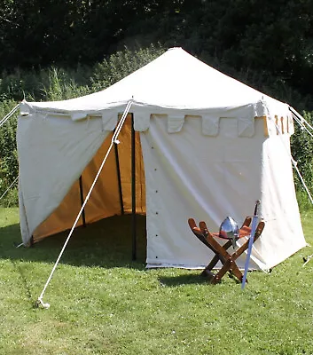 Camping Tent Medieval Square Water Proof Tent For Camping Reenactment 3X3 Meter • $719.99