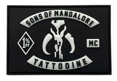 Sons Of Mandalore 1% Er MC Tatooine Mandalorian Patch [3D-PVC Rubber -SM1] • $7.99