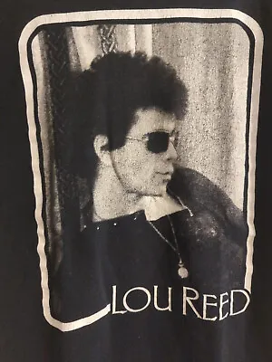 Vintage Lou Reed Shirt Retro Man Short Sleeve Black Unisex S-234XL CC1976 • $22.79